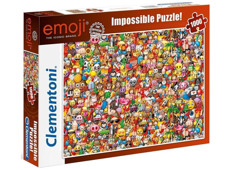 CLEMENTONI Puzzle Impossible: Emoji 1000 dílků