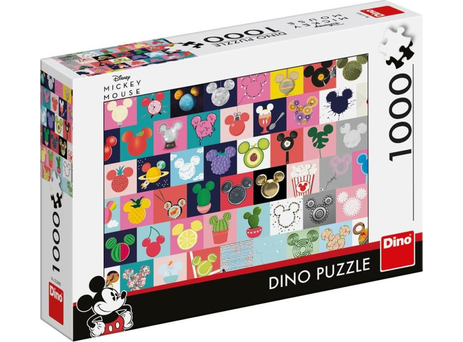 DINO Puzzle Mickeyho uši 1000 dílků