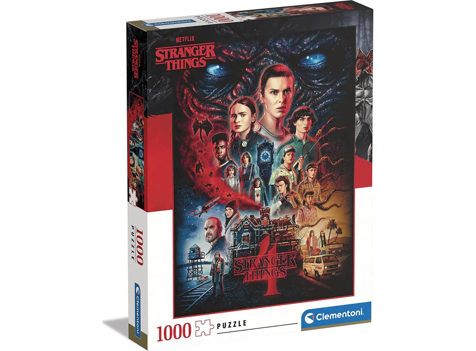 CLEMENTONI Puzzle Netflix: Stranger Things 4.série 1000 dílků