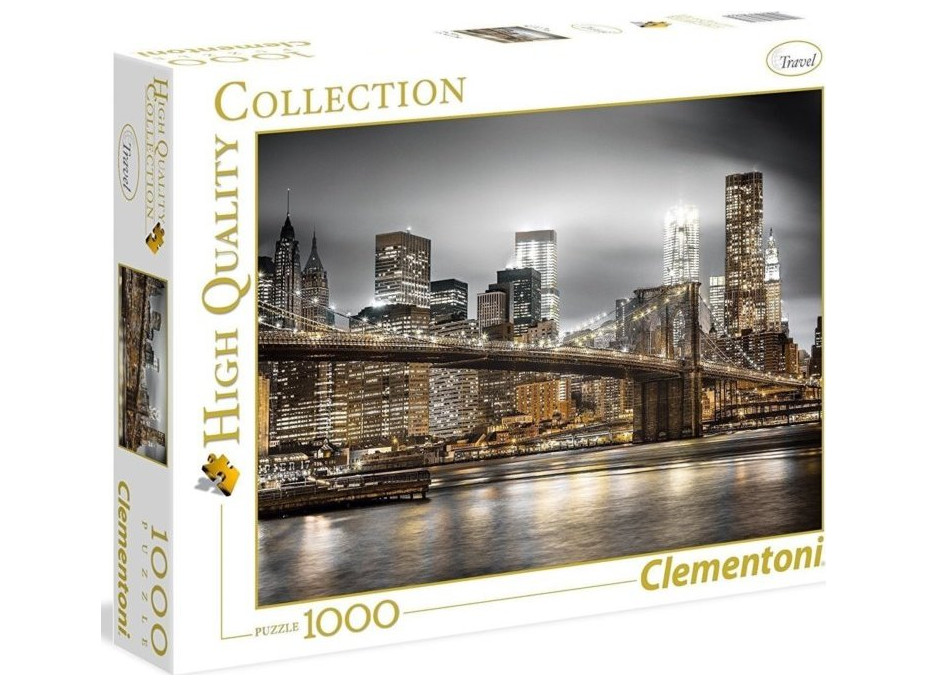 CLEMENTONI Puzzle Pohled na New York 1000 dílků