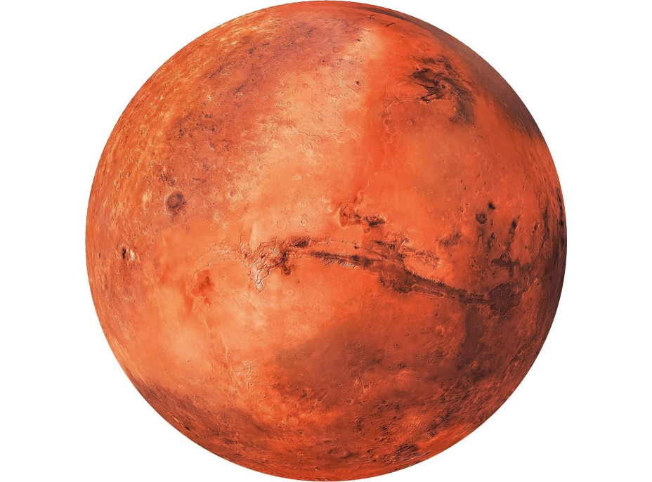 CLEMENTONI Kulaté puzzle Space: Mars 500 dílků