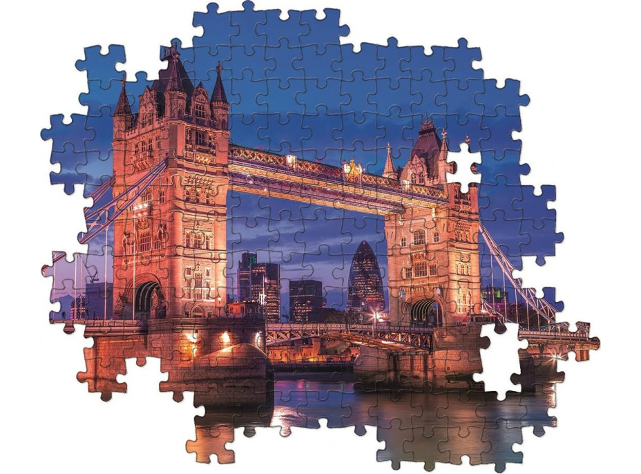 CLEMENTONI Puzzle Tower Bridge v noci 1000 dílků