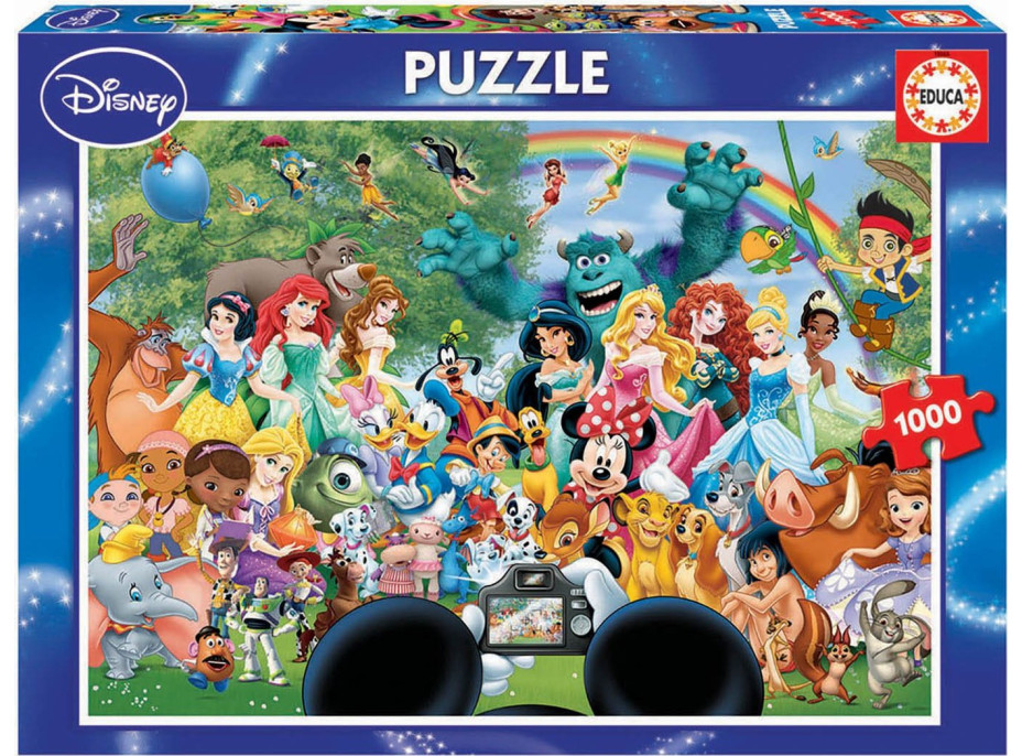 EDUCA Puzzle Úžasný svět Disney II 1000 dílků