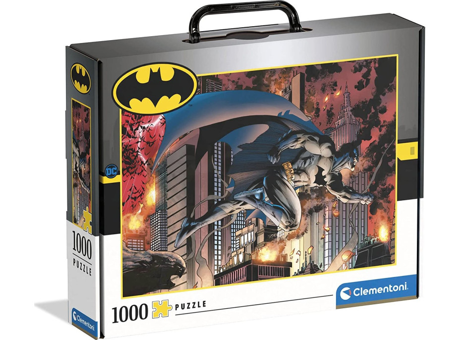 CLEMENTONI Puzzle v kufříku: Batman 1000 dílků