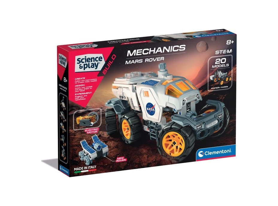 CLEMENTONI Science&Play Mechanická laboratoř NASA Vozítko Mars