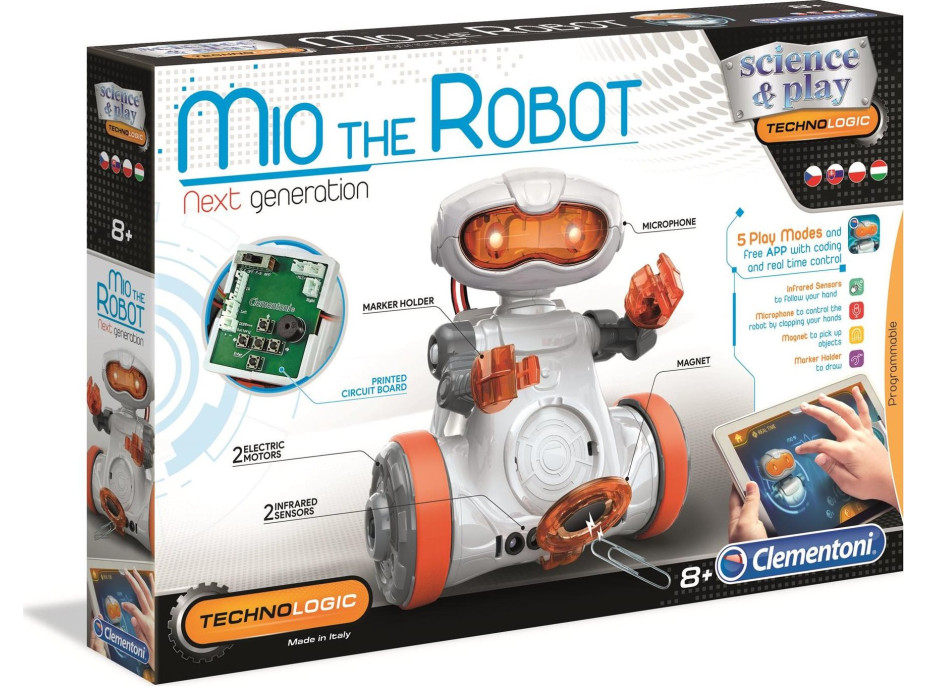 CLEMENTONI Science&Play Techno Logic Robot Mio - nová generace