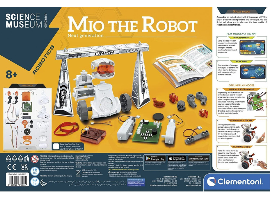 CLEMENTONI Science&Play Techno Logic Robot Mio - nová generace