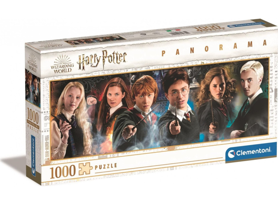 CLEMENTONI Panoramatické puzzle Harry Potter: Studenti 1000 dílků