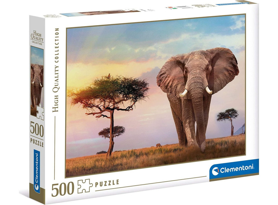 CLEMENTONI Puzzle Africký západ slunce 500 dílků