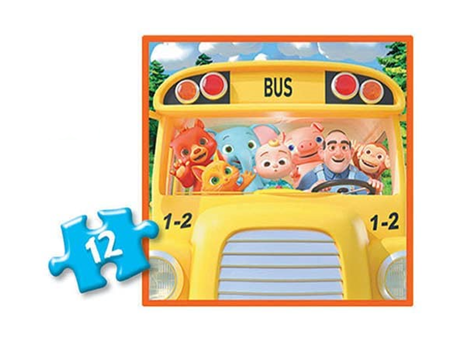 EDUCA Puzzle CoComelon 4v1 (6,9,12,16 dílků)