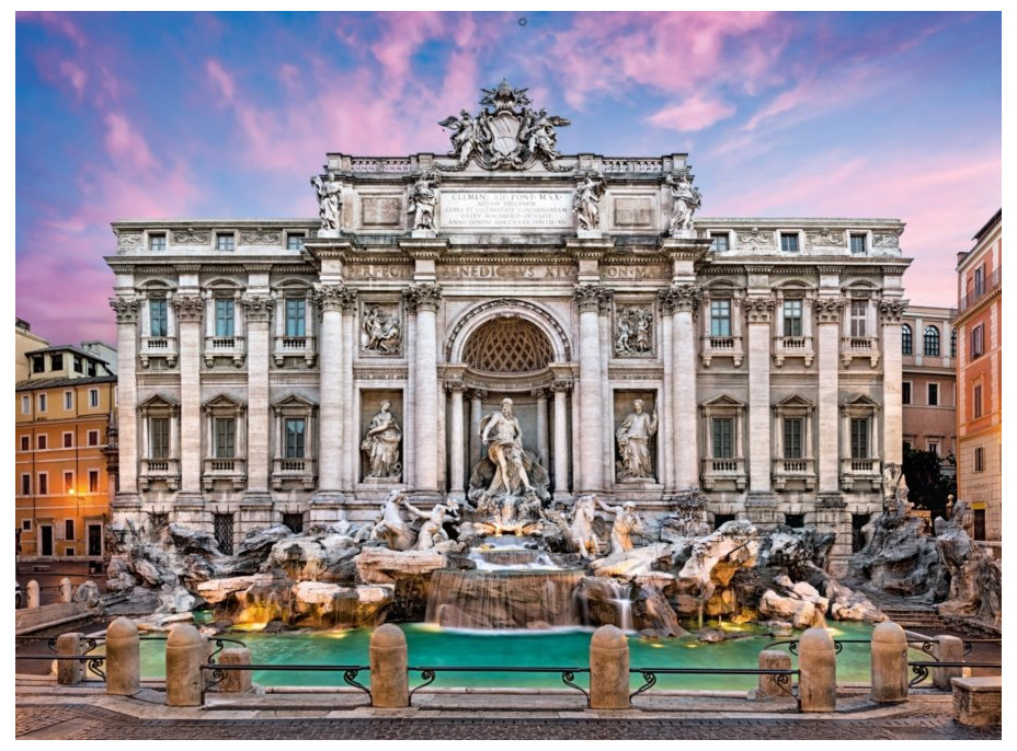 CLEMENTONI Puzzle Fontána di Trevi, Itálie 500 dílků