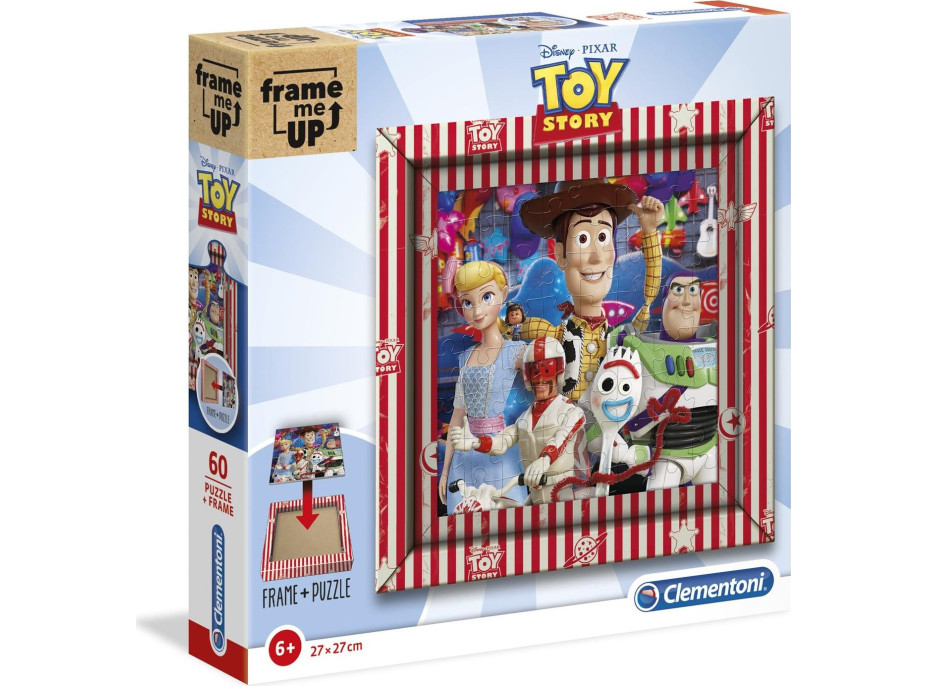 CLEMENTONI Puzzle Frame Me Up Toy Story 60 dílků