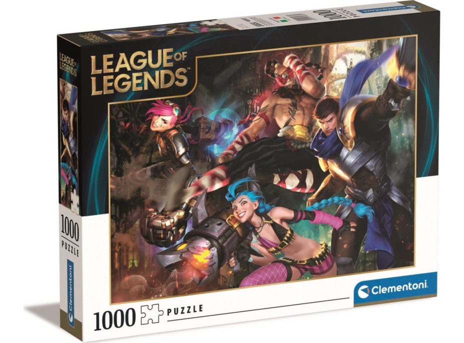 CLEMENTONI Puzzle League of Legends: Šampioni 1000 dílků