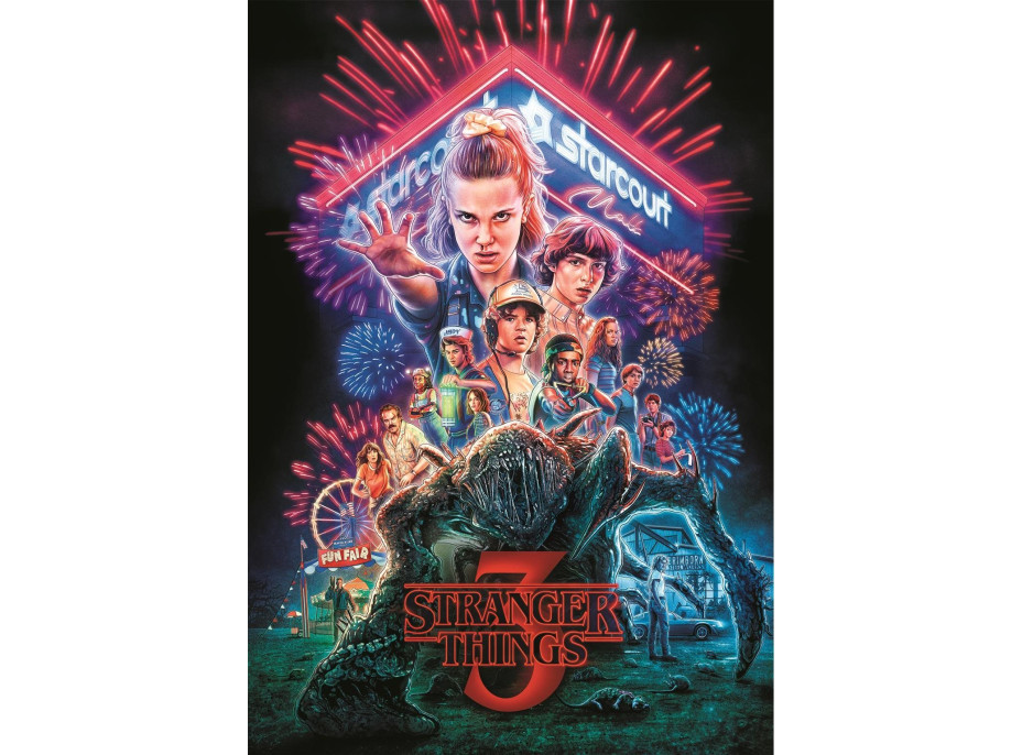 CLEMENTONI Puzzle Netflix: Stranger Things 3.série 1000 dílků