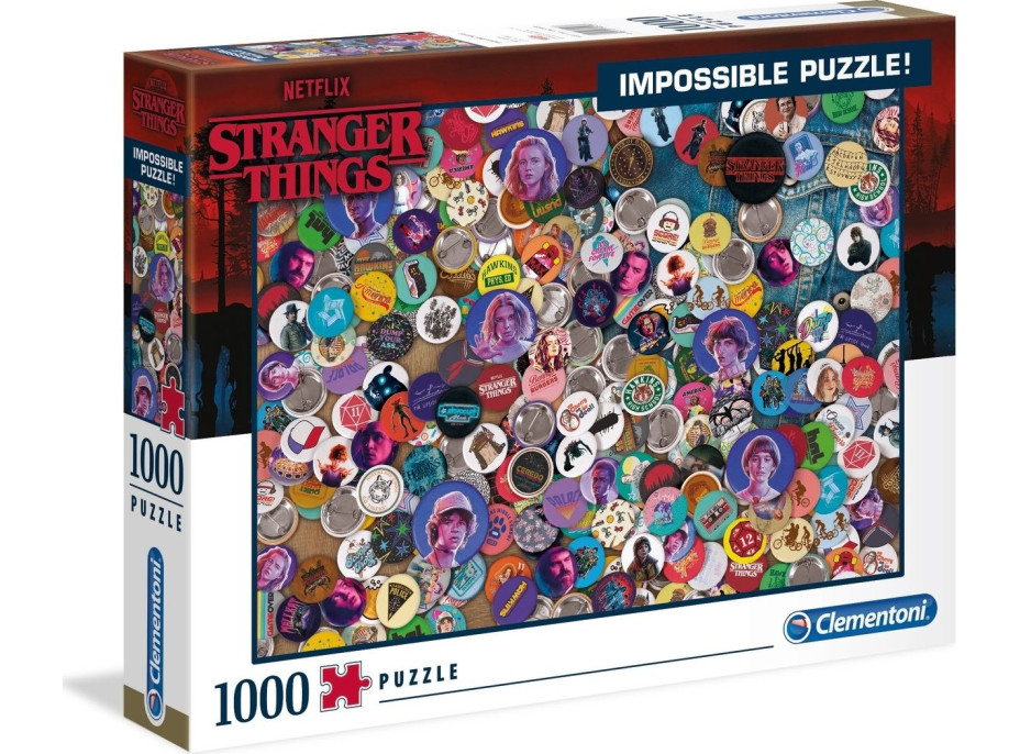 CLEMENTONI Puzzle Impossible: Netflix Stranger Things 1000 dílků