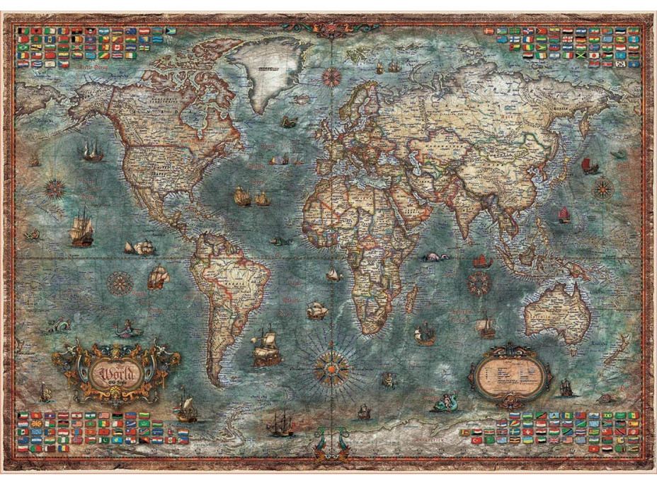 EDUCA Puzzle Politická mapa světa 8000 dílků
