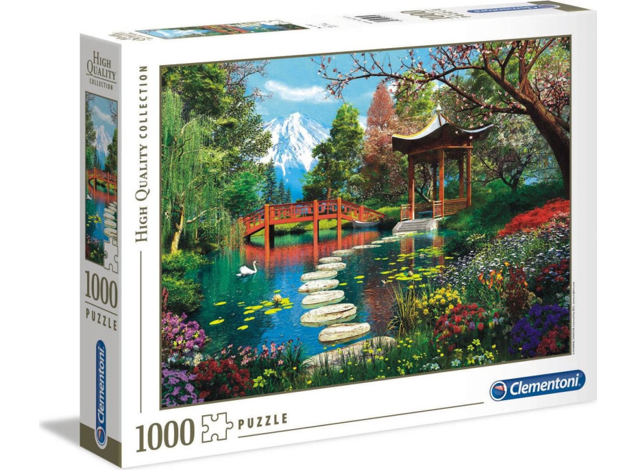 CLEMENTONI Puzzle Zahrada Fuji, Japonsko 1000 dílků