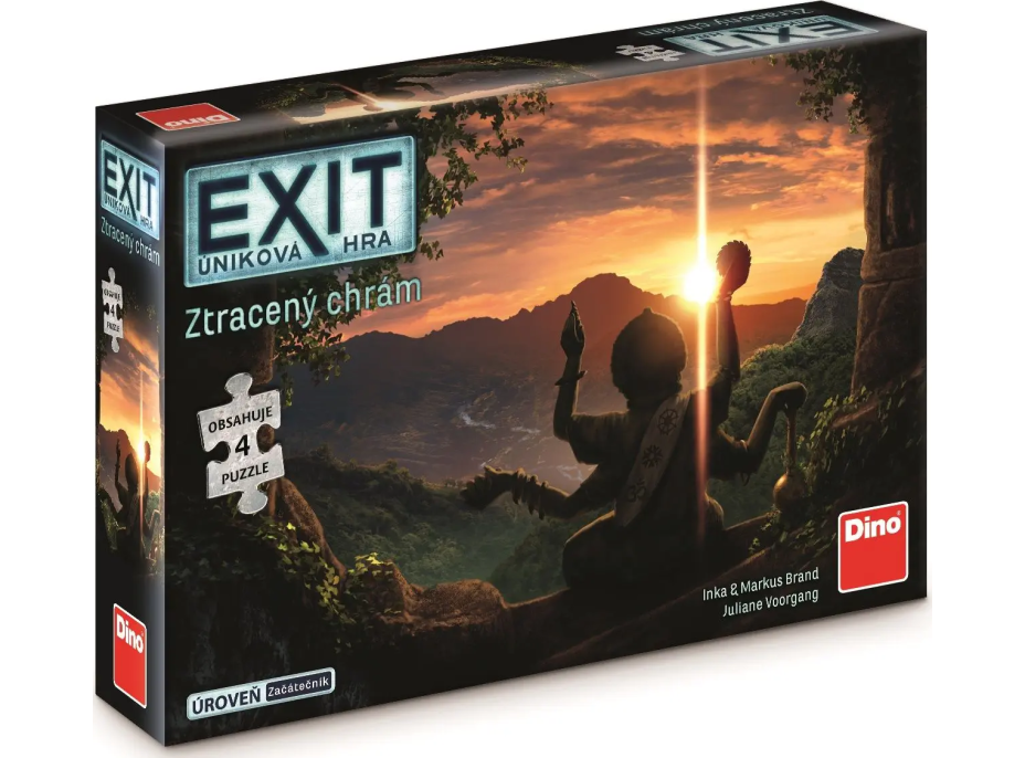 DINO Exit úniková hra s puzzle: Ztracený chrám