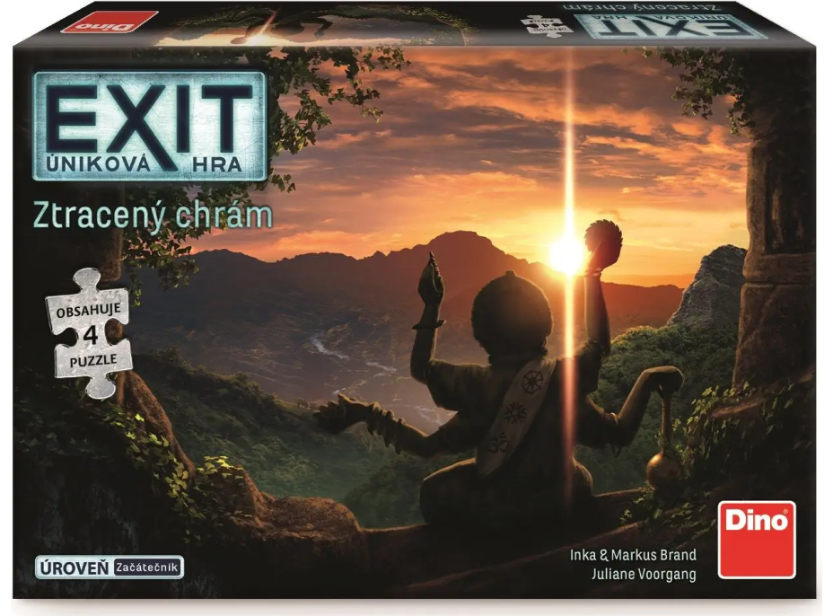 DINO Exit úniková hra s puzzle: Ztracený chrám