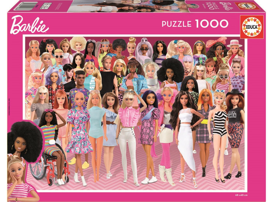 EDUCA Puzzle Barbie 1000 dílků