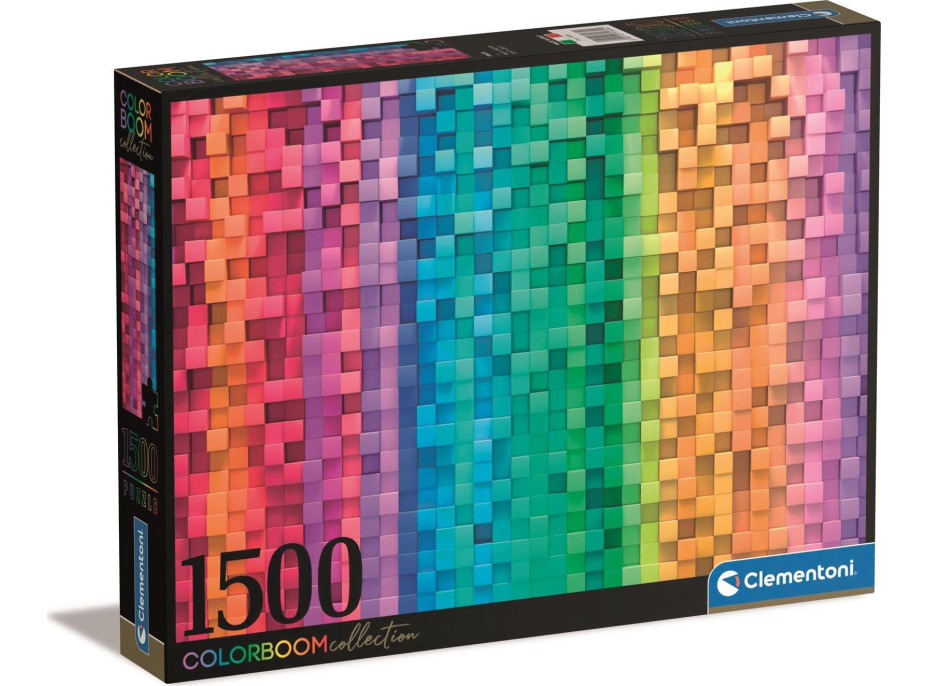 CLEMENTONI Puzzle ColorBoom: Pixel 1500 dílků