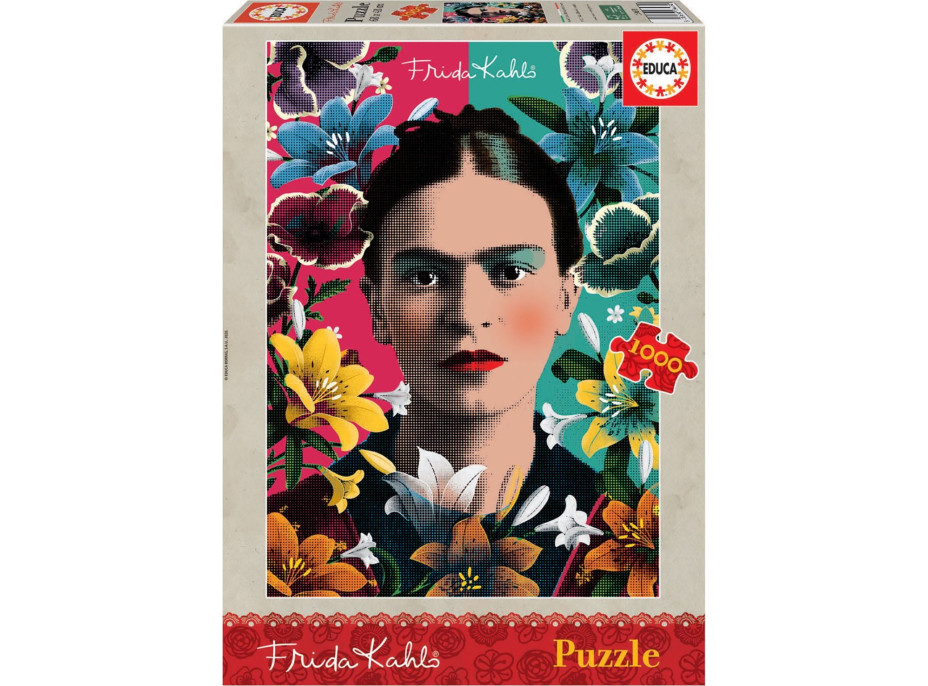 EDUCA Puzzle Frida Kahlo 1000 dílků