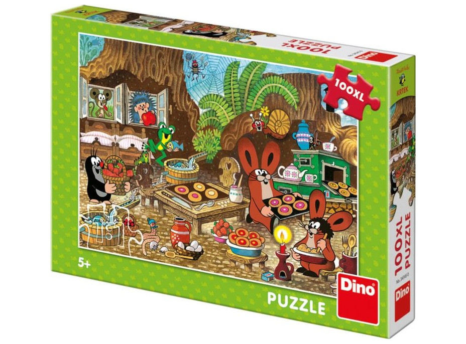 DINO Puzzle Krtek v kuchyni XL 100 dílků