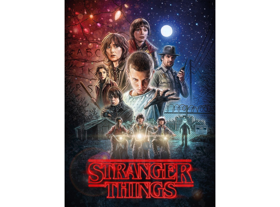 CLEMENTONI Puzzle Netflix: Stranger Things 1000 dílků