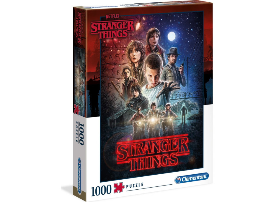 CLEMENTONI Puzzle Netflix: Stranger Things 1000 dílků