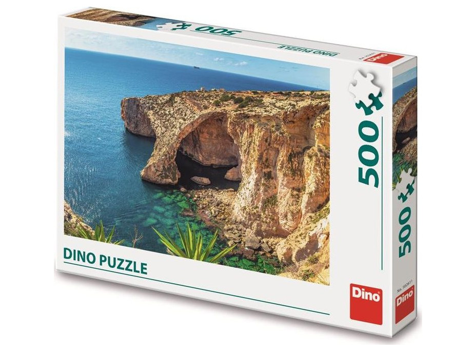 DINO Puzzle Pláž na Maltě 500 dílků