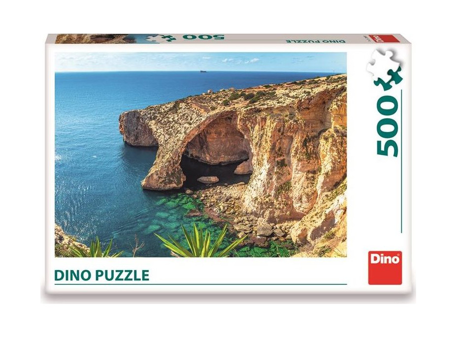 DINO Puzzle Pláž na Maltě 500 dílků