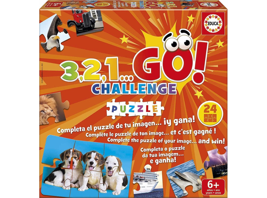 EDUCA Hra 3,2,1… GO! Challenge Puzzle