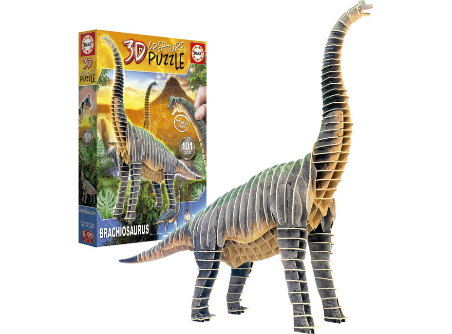 EDUCA 3D puzzle Brachiosaurus 101 dílků