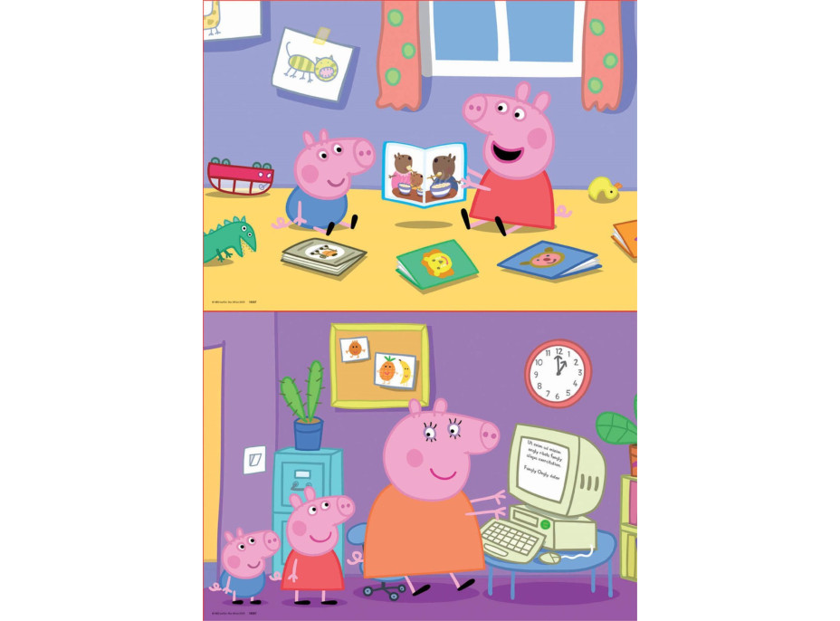 EDUCA Puzzle Prasátko Peppa 2x20 dílků