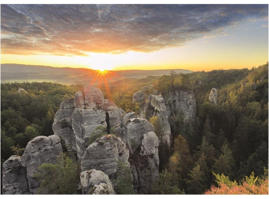 DINO Puzzle Hruboskalské skalní město, Český Ráj 1000 dílků