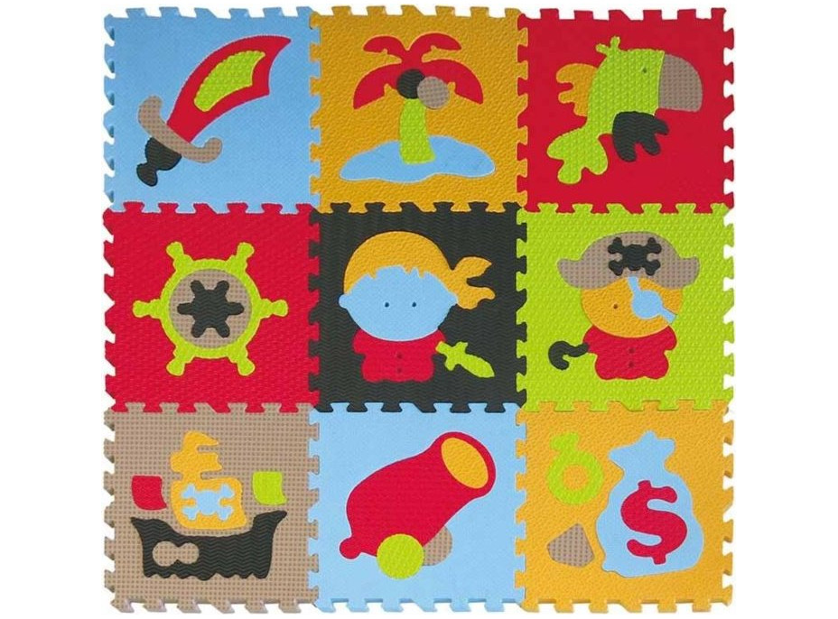 BABY GREAT Pěnové puzzle Piráti SX (30x30)