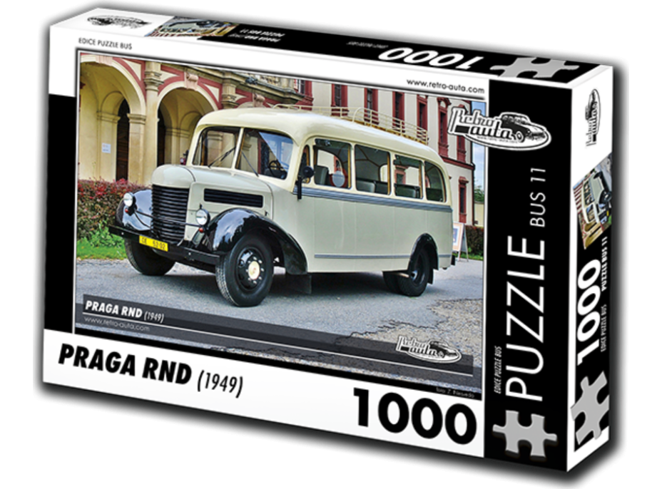 RETRO-AUTA Puzzle BUS č.11 Praga RND (1949) 1000 dílků