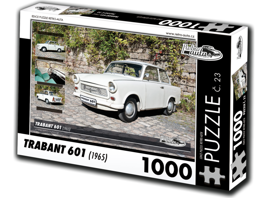 RETRO-AUTA Puzzle č. 23 Trabant 601 (1965) 1000 dílků