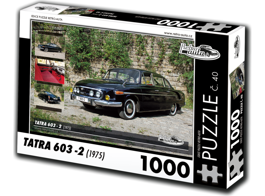 RETRO-AUTA Puzzle č. 40 Tatra 603-2 (1975) 1000 dílků