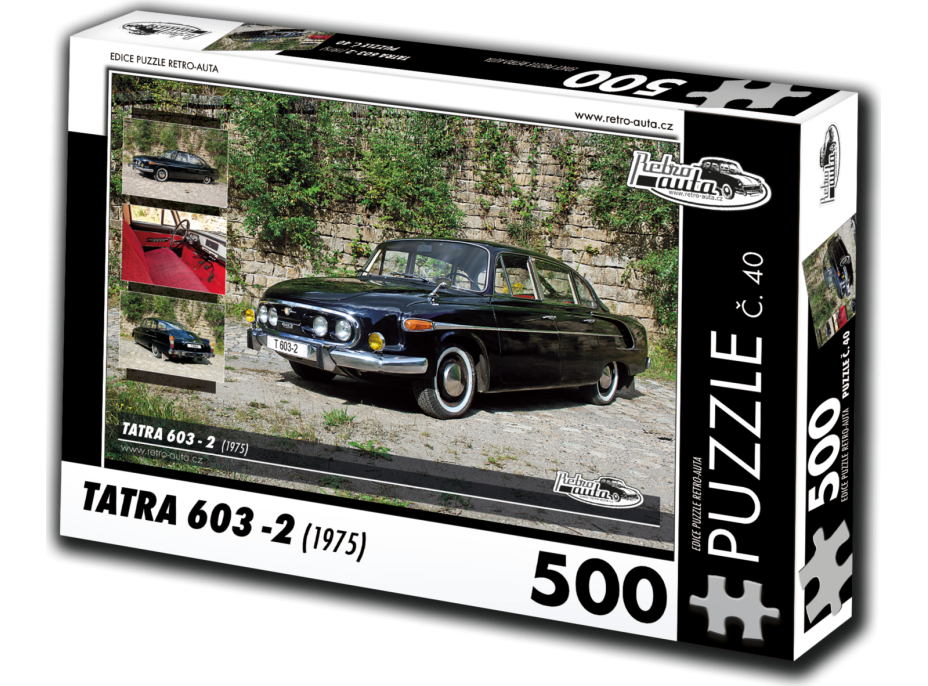 RETRO-AUTA Puzzle č. 40 Tatra 603-2 (1975) 500 dílků