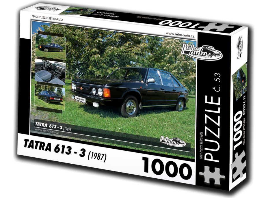 RETRO-AUTA Puzzle č. 53 Tatra 613-3 (1987) 1000 dílků