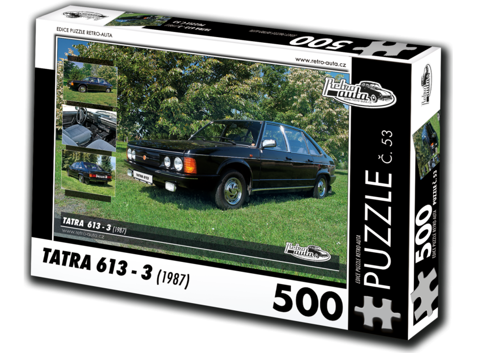 RETRO-AUTA Puzzle č. 53 Tatra 613-3 (1987) 500 dílků