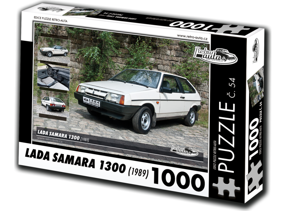 RETRO-AUTA Puzzle č. 54 Lada Samara 1300 (1989) 1000 dílků