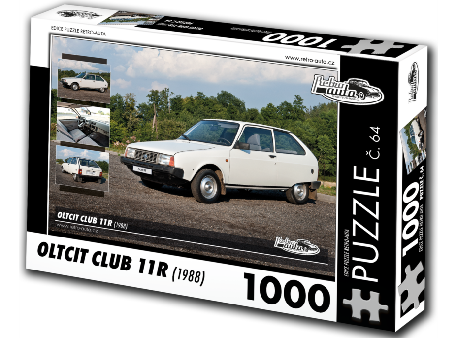 RETRO-AUTA Puzzle č. 64 Oltcit Club 11R (1988) 1000 dílků