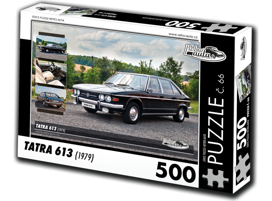 RETRO-AUTA Puzzle č. 66 Tatra 613 (1979) 500 dílků