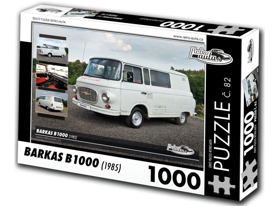 RETRO-AUTA Puzzle č. 82 Barkas B 1000 (1985) 1000 dílků