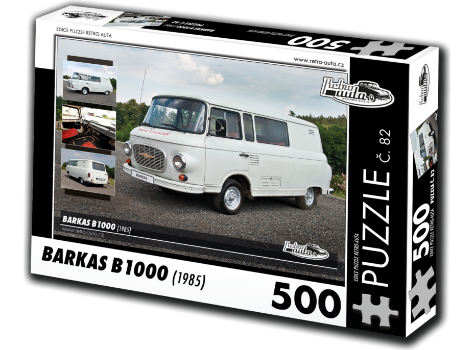 RETRO-AUTA Puzzle č. 82 Barkas B 1000 (1985) 500 dílků