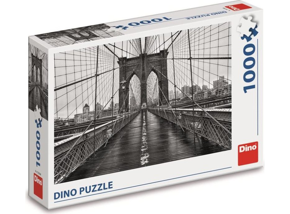 DINO Puzzle Černobílý New York 1000 dílků