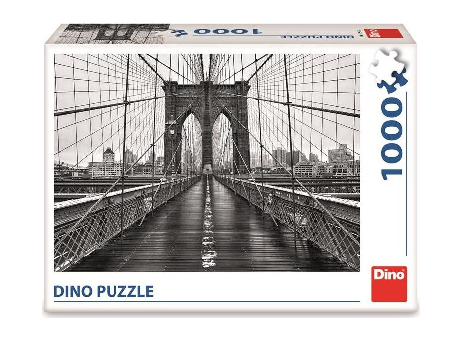 DINO Puzzle Černobílý New York 1000 dílků