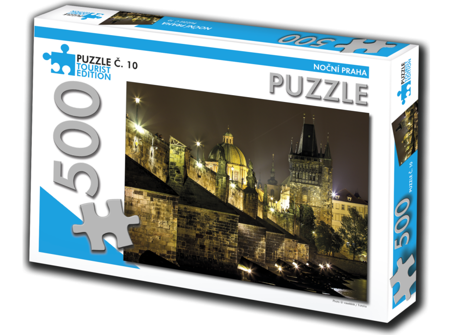 TOURIST EDITION Puzzle Noční Praha 500 dílků (č.10)